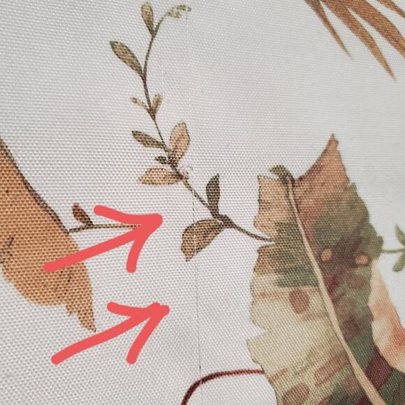 Tropical print tablecloth 60x82 - Picture 3 of 4